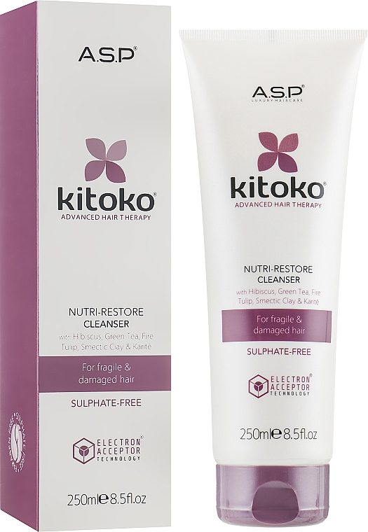 Regenerujący szampon do włosów - Affinage Salon Professional Kitoko Nutri Restore Cleanser — Zdjęcie N1