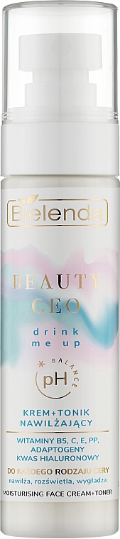 Nawilżający krem-tonik do twarzy - Bielenda Beauty CEO Drink Me Up — Zdjęcie N1
