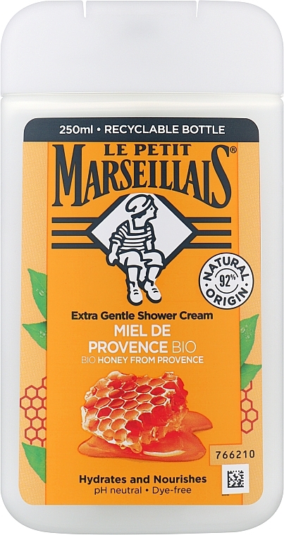 Bio-żel pod prysznic Miodowa przyjemność - Le Petit Marseillais Bio Honey From Provence Extra Gentle Shower Cream — Zdjęcie N1