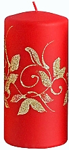 Kup Świeca dekoracyjna czerwona, 7x14cm - Artman Amelia