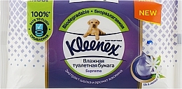 Nawilżany papier toaletowy, 38 sztuk - Kleenex Supreme  — Zdjęcie N1