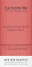 Zestaw - Be.Bare Life Mini Hand Soap Bar Set (soap/4x20g) — Zdjęcie N1