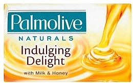 Mydło kosmetyczne Mleko i miód - Palmolive Naturals Indulging Delight Soap Bar With Milk And Honey — Zdjęcie N1