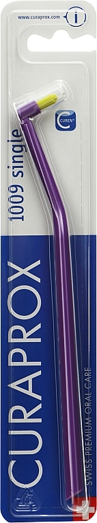 Jednopęczkowa szczoteczka do zębów Single CS 1009, fioletowa - Curaprox — Zdjęcie N1