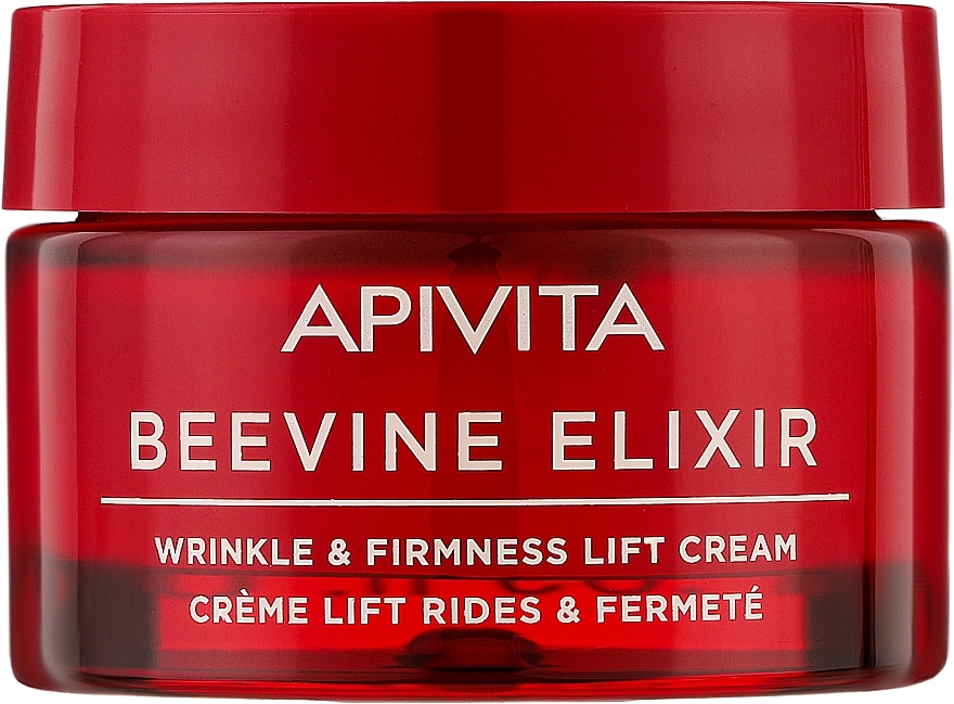 Ujędrniający, liftingujący krem ​​przeciwzmarszczkowy o bogatej konsystencji - Apivita Beevine Elixir Wrinkle & Firmness Lift Cream Rich Texture — Zdjęcie N1
