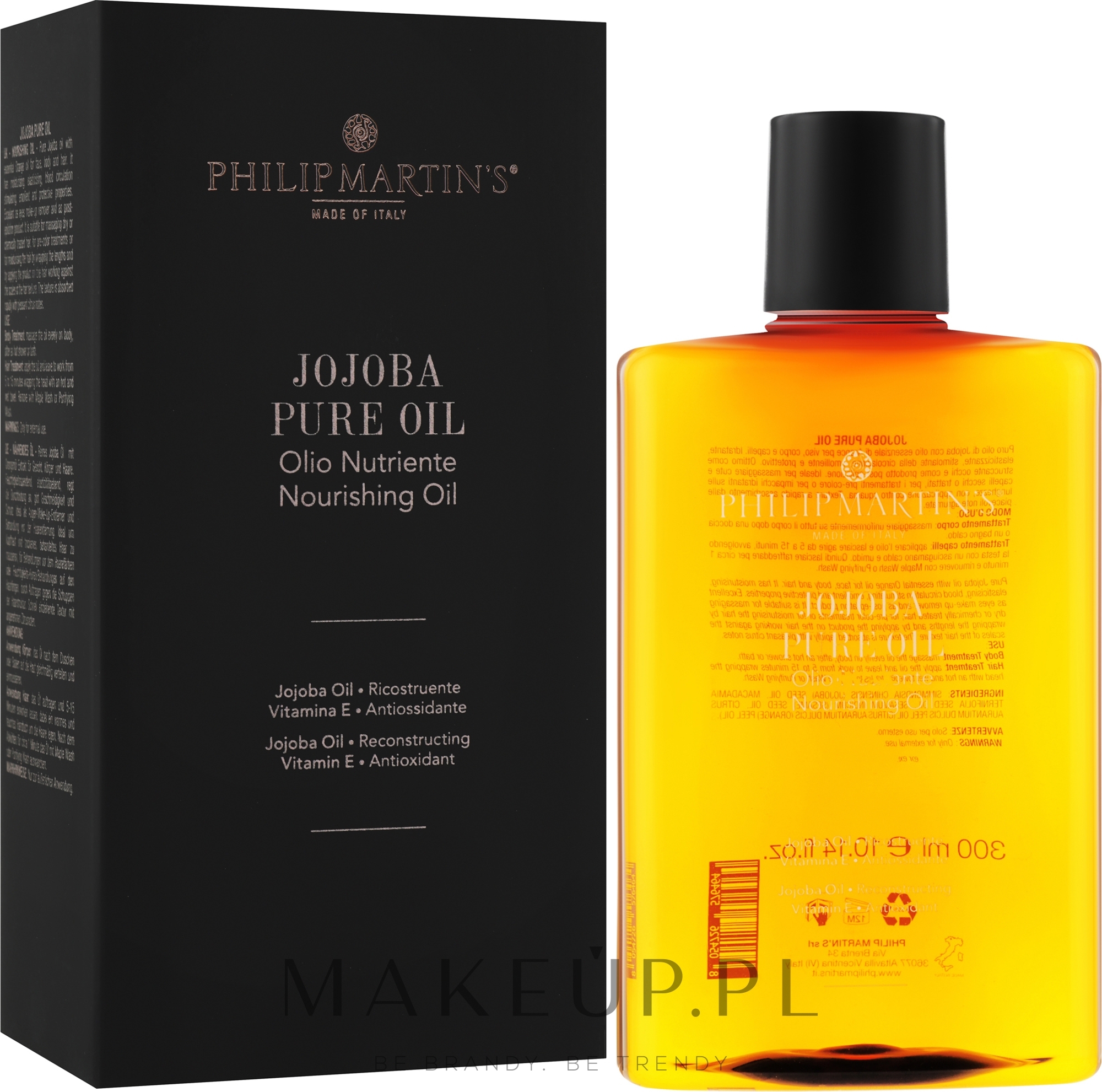100% olej jojoba do włosów i ciała - Philip Martin's Jojoba Pure Oil — Zdjęcie 300 ml