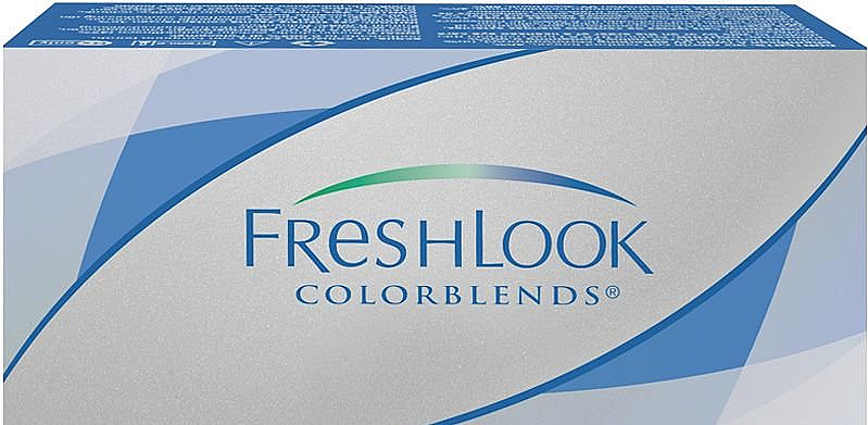 Kolorowe soczewki kontaktowe, 2 szt., Gemstone Green - Alcon FreshLook Colorblends — Zdjęcie N1