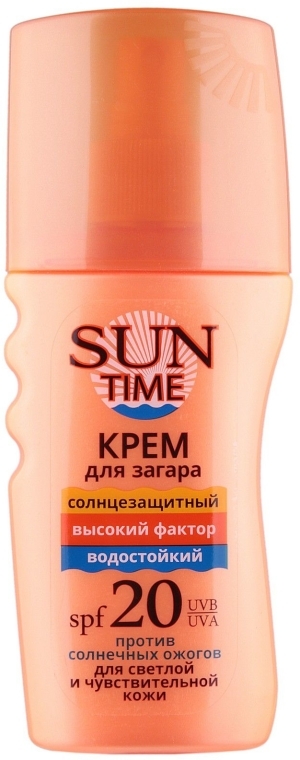 Krem do opalania do skóry wrażliwej (SPF 20) - Biokon Sun Time
