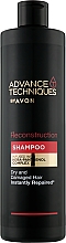 Regenerujący szampon do włosów suchych i zniszczonych - Avon Advance Techniques Reconstruction — Zdjęcie N1
