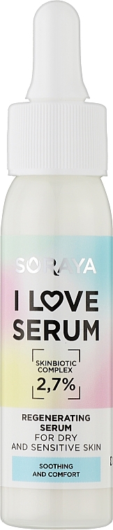 Regenerujące serum do cery suchej i wrażliwej - Soraya I Love Serum — Zdjęcie N1