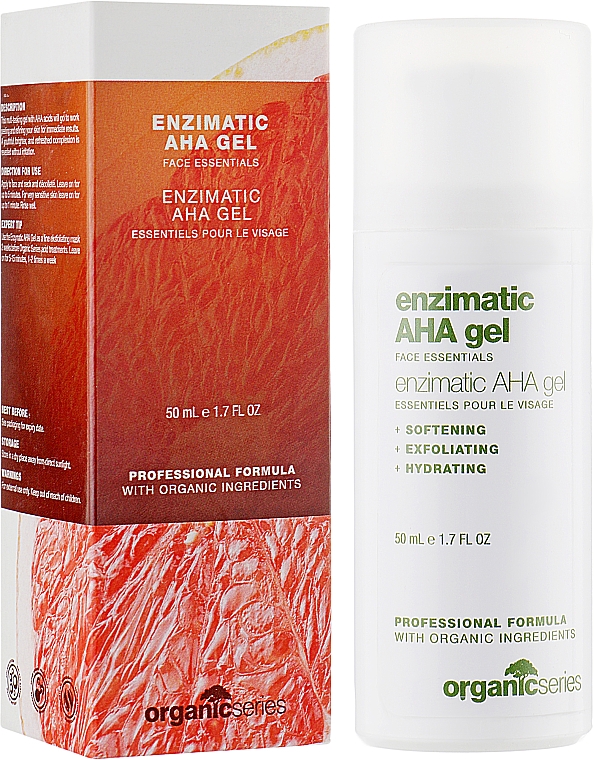 Żel enzymatyczny z kwasami AHA - Organic Series Enzimatic AHA Gel — Zdjęcie N1