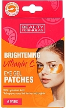 Żelowe płatki pod oczy z witaminą C - Beauty Formulas Brightening Vitamin C Eye Gel Patches — Zdjęcie N1