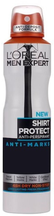 Antiperspirant w sprayu dla mężczyzn - L'Oreal Paris Men Expert Shirt Protect 48h Anti-perspirant Deodorant — Zdjęcie N1