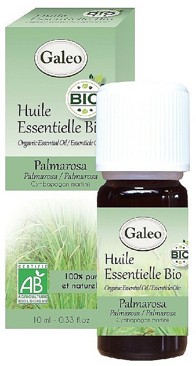 Olejek z palczatki imbirowej - Galeo Organic Essential Oil Palmarosa — Zdjęcie N1