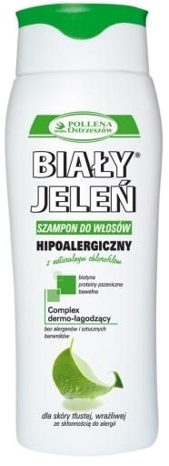 Hipoalergiczny szampon łagodzący z naturalnym chlorofilem - Biały Jeleń