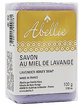 Mydło Miód i lawenda - Abellie Lavender Honey Soap — Zdjęcie N1