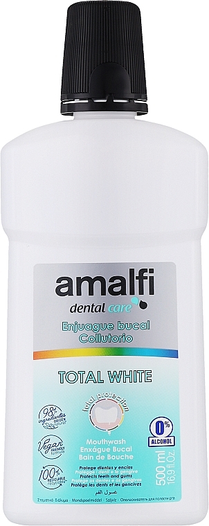 Płyn do płukania jamy ustnej Total White - Amalfi Mouth Wash  — Zdjęcie N1