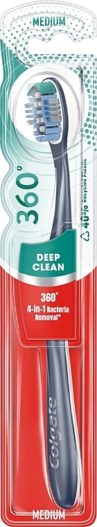 Szczoteczka do zębów - Colgate 360 Deep Clean Medium  — Zdjęcie N1