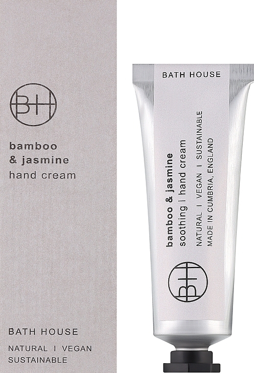 Krem do rąk z bambusem i jaśminem - Bath House Bamboo&Jasmine Hand Cream — Zdjęcie N2