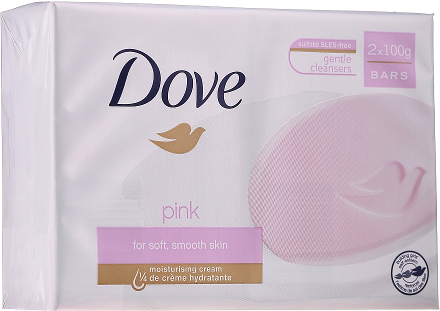 Nawilżające kremowe mydło w kostce - Dove Pink Beauty Cream Bar — Zdjęcie N4