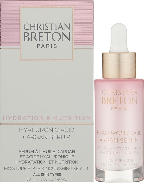 Serum do twarzy - Christian Breton Hyaluronic Acid+Argan Serum — Zdjęcie N2