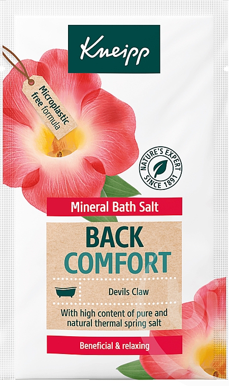 Relaksująca sól do kąpieli - Kneipp Mineral Bath Salt Back Comfort Devils Claw — Zdjęcie N1