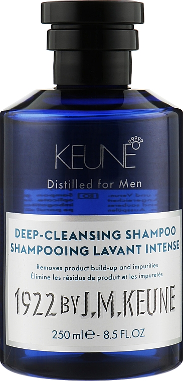 Głęboko oczyszczający szampon dla mężczyzn - Keune 1922 Deep-Cleansing Shampoo — Zdjęcie N1