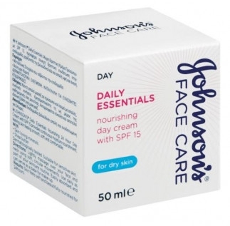 Odżywczy krem na dzień do suchej skóry, SPF 15 - Johnson’s® Daily Essentials Day Cream