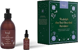 Kup Zestaw - Hagi Men Rudolph The Red (shampoo/300ml + oil/30ml)