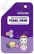 Kup Rozjaśniająca maseczka do twarzy - Shinetree Pearl Wash Off Illuminating Mask 