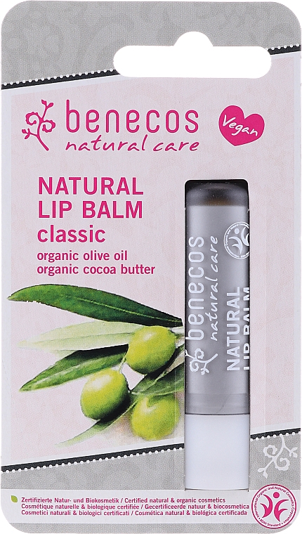 Balsam do ust Classic - Benecos Natural Care Lip Balm Classic — Zdjęcie N1