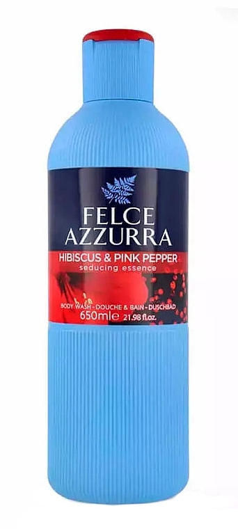 Żel pod prysznic z hibiskusem i różowym pieprzem - Felce Azzurra Paglier — Zdjęcie N1