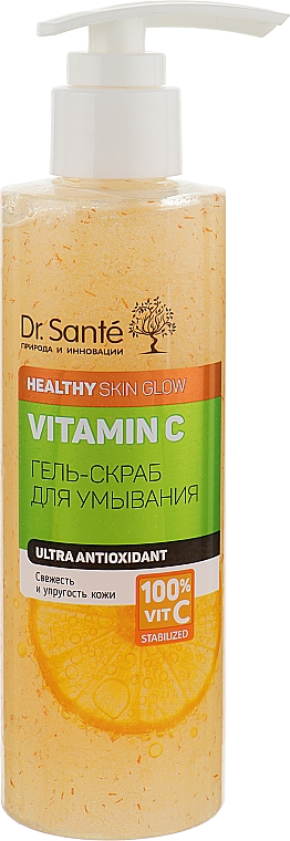 Peeling w żelu do mycia twarzy - Dr Sante Vitamin C Gel Scrub
