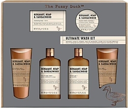 Kup Zestaw, 6 produktów - Baylis & Harding The Fuzzy Duck Bergamot, Hemp & Sandalwood Luxury Shower & Prep Gift Set