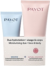 Zestaw - Payot Moisturising Duo Face & Body (f/cr 30 ml + b/lot 100 ml) — Zdjęcie N1