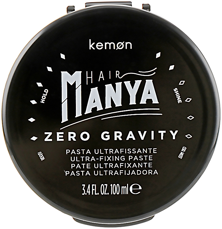 Mocna pasta do stylizacji włosów - Kemon ﻿Hair Manya Zero Gravity Ultra Fixing Cream
