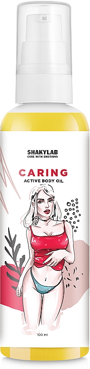 Pielęgnujący olejek do ciała - SHAKYLAB Body Active Caring Oil — Zdjęcie N1