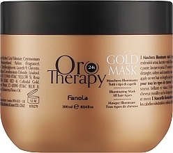 Maska do włosów - Fanola Oro Therapy Gold 24K Mask All Hair Types — Zdjęcie N1