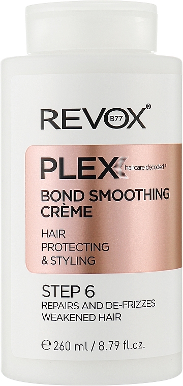 Wygładzający krem ​​do włosów - Revox Plex Smoothing Cream Bond Step 6 — Zdjęcie N1