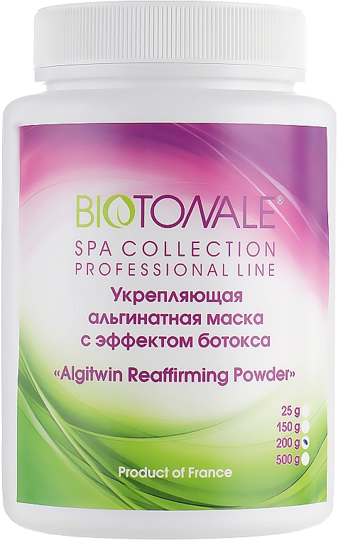 Maseczka wzmacniająca do twarzy z efektem botoxu - Biotonale Botox Mask — Zdjęcie N1