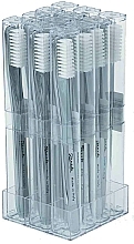 Zestaw średnio twardych szczoteczek do zębów NISP50 / 12 , chrom , 12 szt - Janeke Chromium Toothbrush — Zdjęcie N1