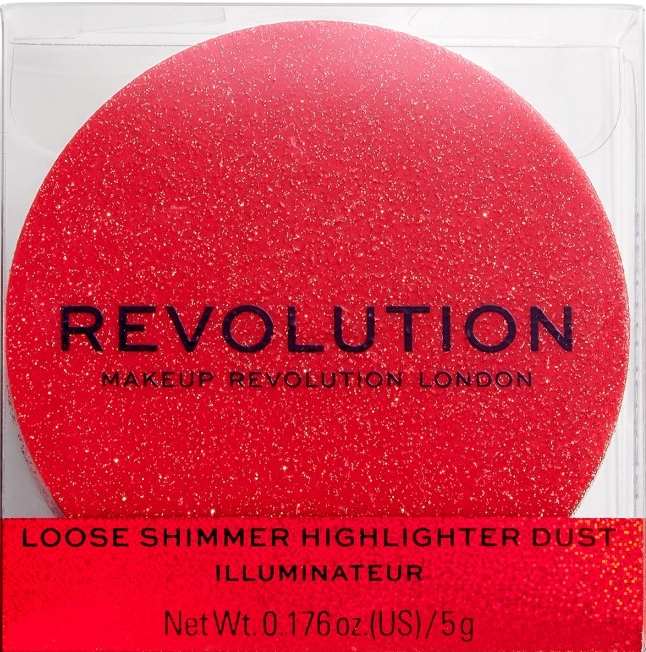 Rozświetlacz do twarzy - Makeup Revolution Shimmer Dust — Zdjęcie N1