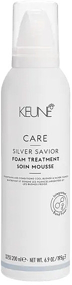 Odżywka do włosów blond w piance - Keune Care Silver Savior Foam Treatment — Zdjęcie N1