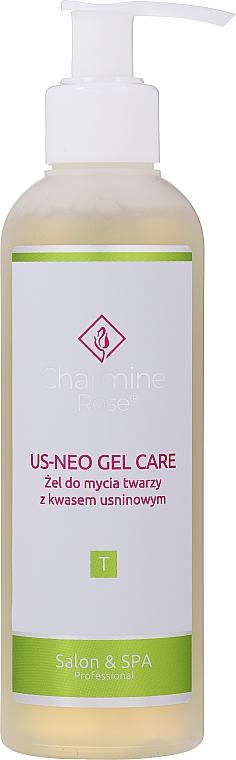 Żel do mycia twarzy z kwasem usninowym - Charmine Rose Us-Neo Gel Care