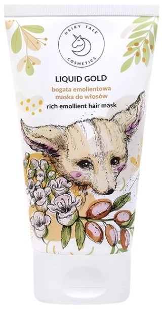 Maska do włosów wysokoporowatych - Hairy Tale Hairy Tale Cosmetics Liquid Gold Mask — Zdjęcie 150 ml