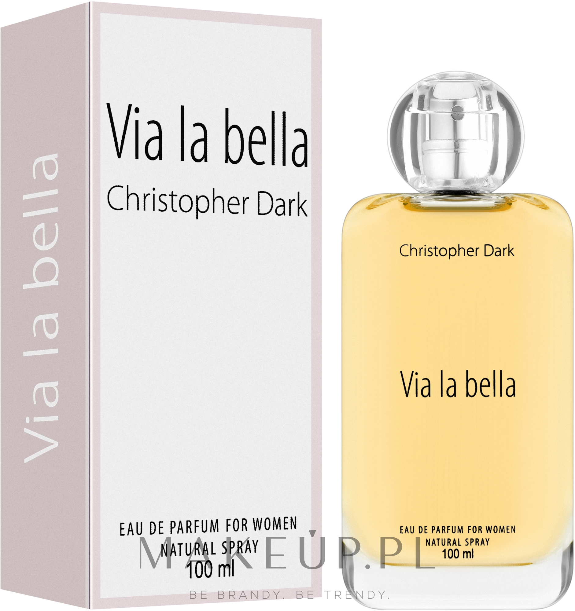 Christopher Dark Via La Bella - Woda perfumowana — Zdjęcie 100 ml