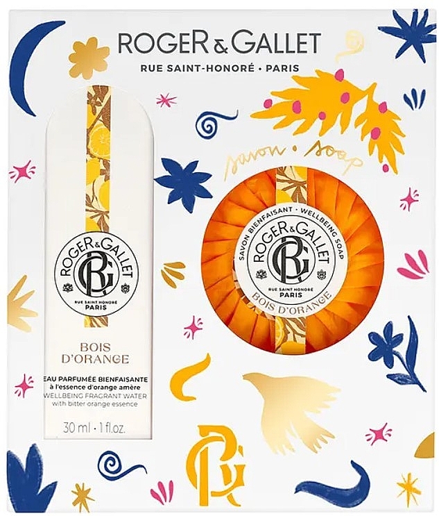 Roger&Gallet Bois D'Orange - Zestaw (fr/water/30ml + soap/100g) — Zdjęcie N1