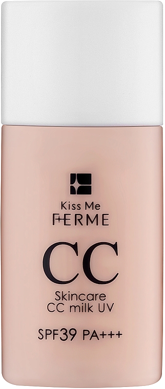Esencja do twarzy CC - Isehan Kiss Me Ferme Skincare CC Milk UV SPF39 PA +++