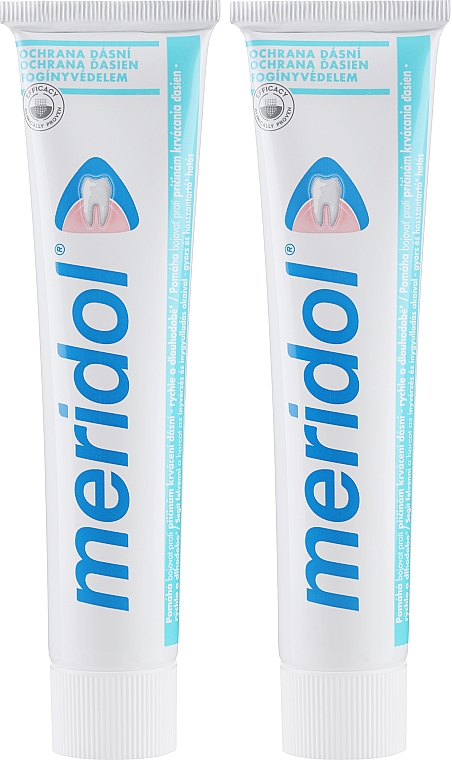Pasta do zębów chroniąca dziąsła, 1+1 - Meridol Fluoride Toothpaste — Zdjęcie N2