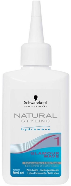 Dwufazowy preparat do trwałej ondulacji do włosów normalnych i lekko porowatych - Schwarzkopf Professional Natural Styling Curl & Care 1 — Zdjęcie N1